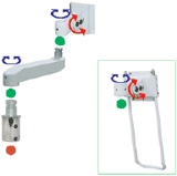 ポール取付用アーム　ヘッド・アーム
